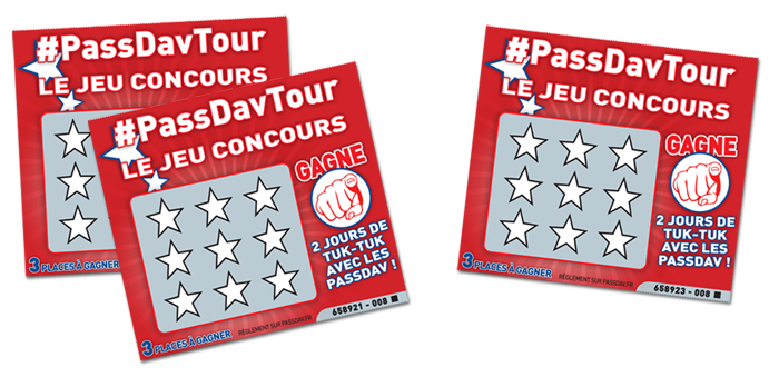 3 places de tuktuk à gagner